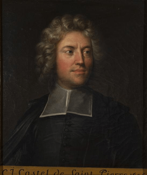 Portrait of Charles Irénée Castel de Saint Pierre