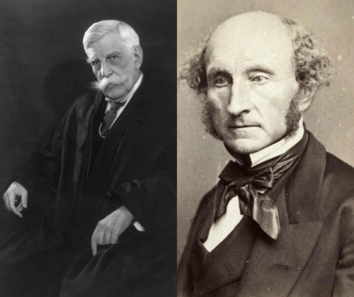 Oliver Wendell Holmes and John Stuart Mill