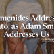 Parmenides Addresses Plato, as Adam Smith Addresses Us
