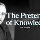 The Pretence of Knowledge by F. A. Hayek