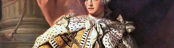 Section from a portrait of George III